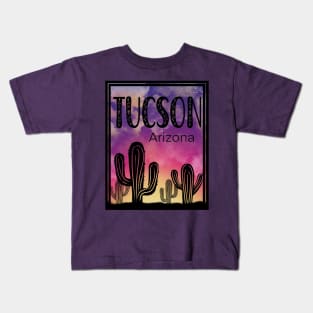 Sunset in Tucson Kids T-Shirt